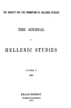 Volume 5 of the The Journal of Hellenic Studies, 1984
