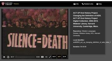 Still of Changing the Definition of AIDS, from the ACT UP Oral History Project collection