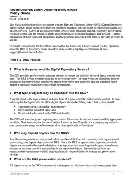 Image of DRS Policy Guide version 2