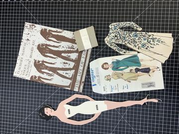 Paper dolls from the Schlesinger collections.