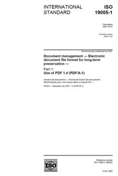 Image of Documentation for PDF-A