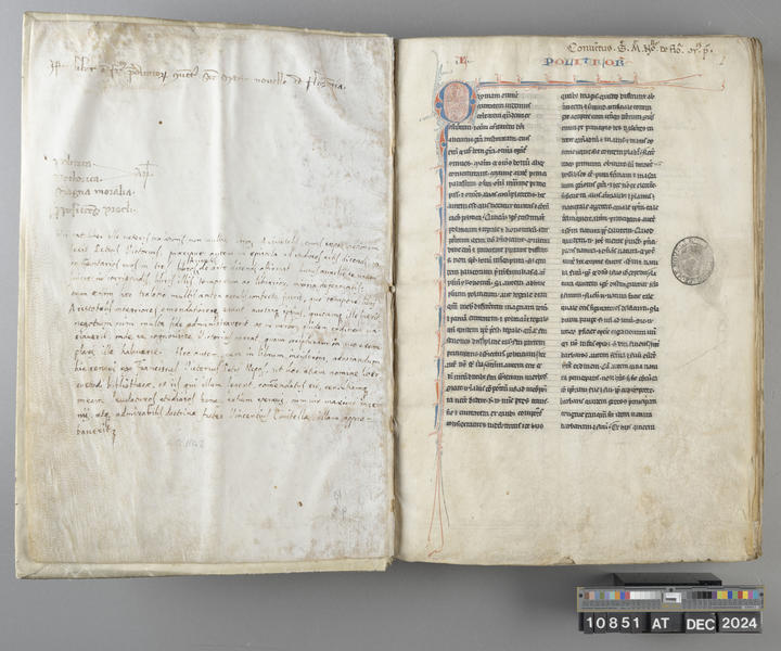 a spread of a manuscript.