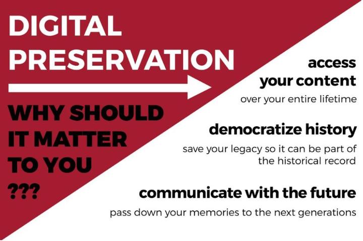 Digital preservation: why should it matter to you?