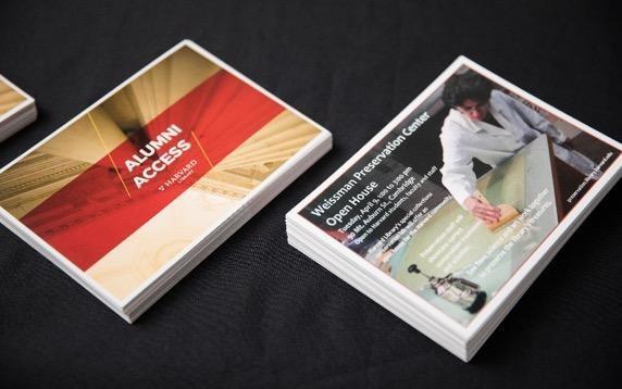 Brochures for alumni